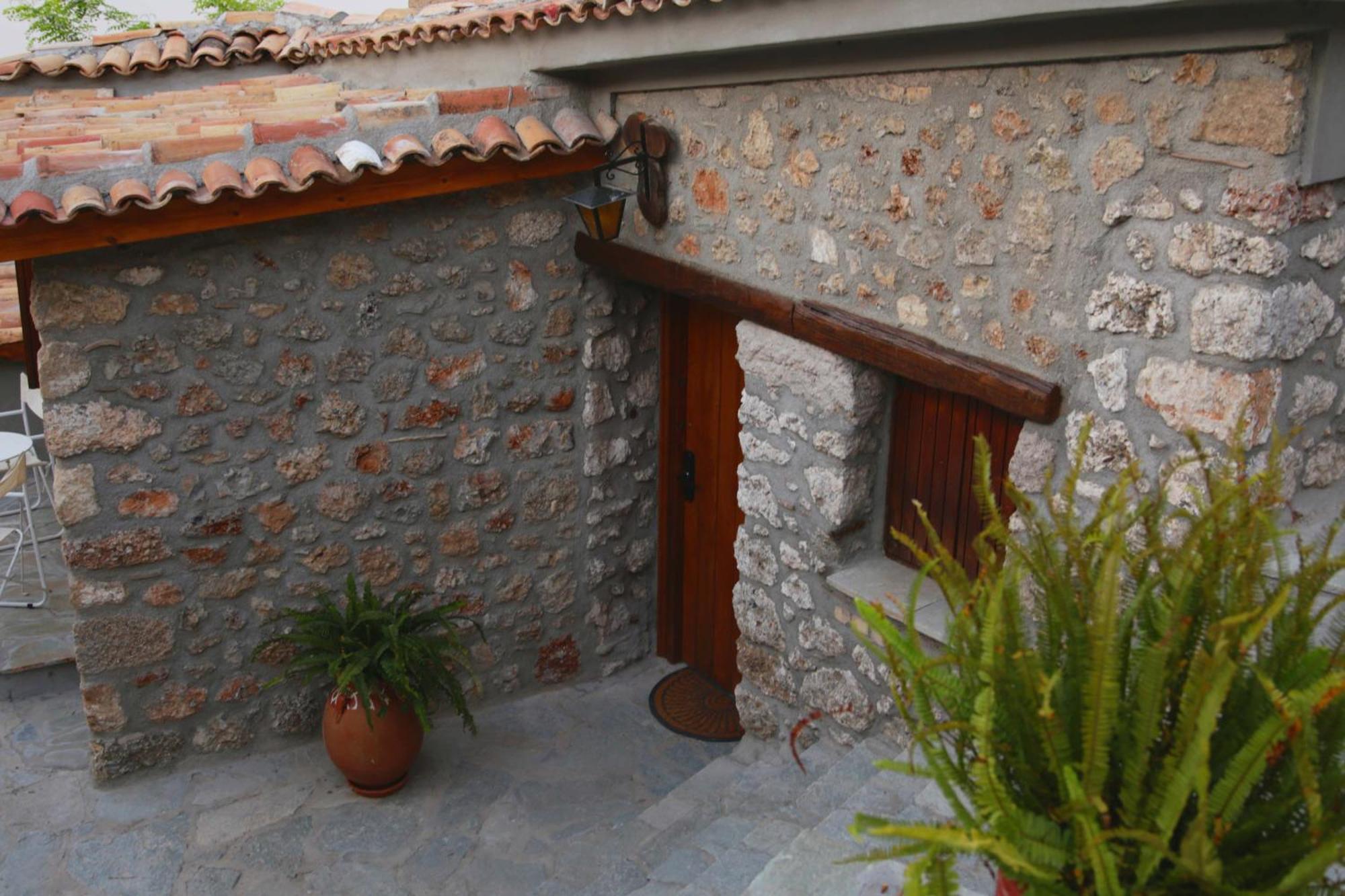 Fteri Stone House In Platanos, Akrata公寓 外观 照片